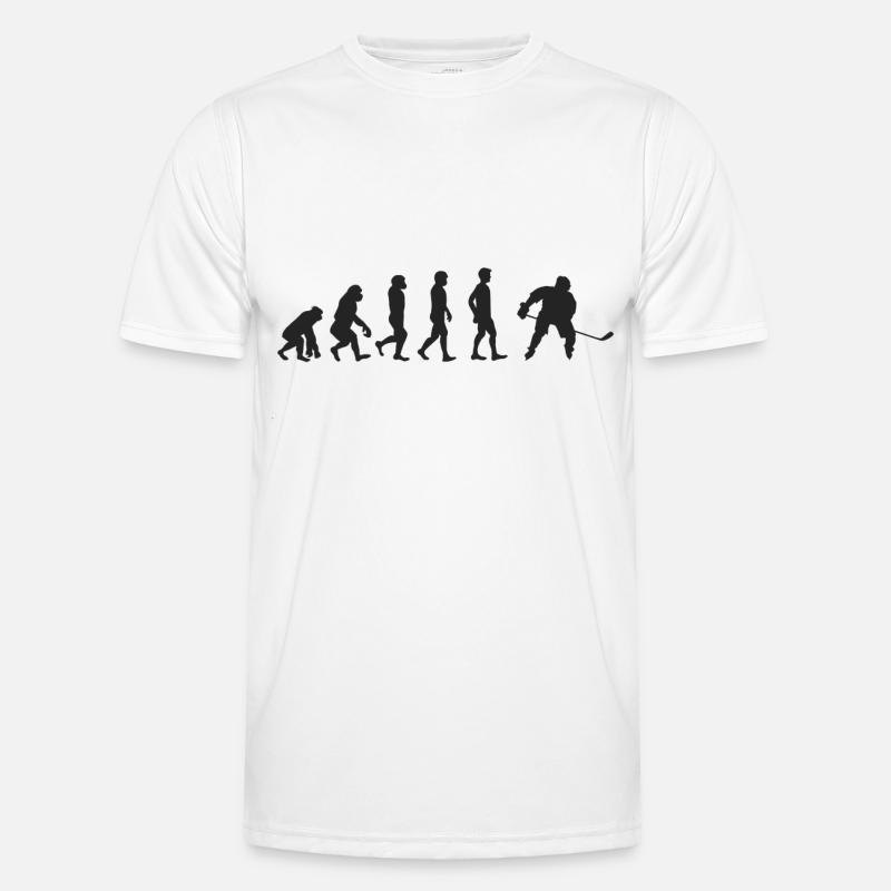 Evolution ice hockey - Men's Functional T-Shirt - white