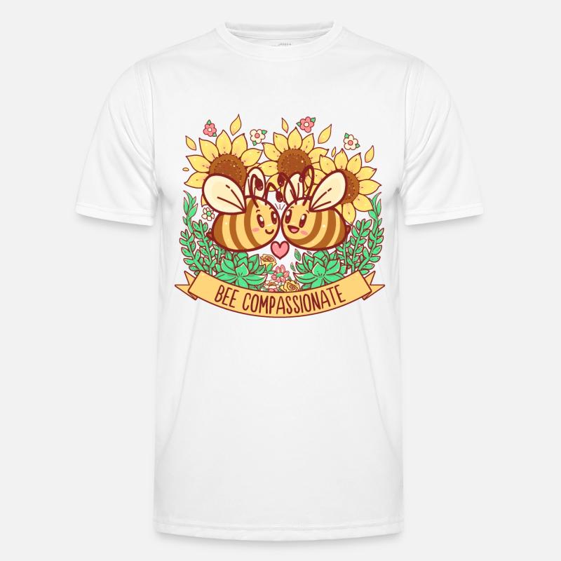 Bee Compassionate - Save the Bees Men's Functional T-Shirt