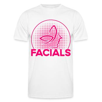 Kosmetiker Maskenbildner Kosmetik Geschenk - Männer Funktions-T-Shirt - Weiß - Vorne - AI Model Male 178 dark (178cm)