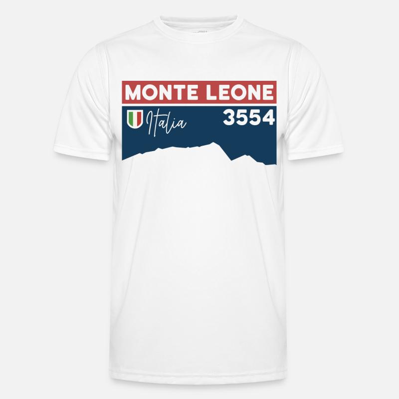 Monte Leone altitude alpine tour ascent Dolomites Men's Functional T-Shirt