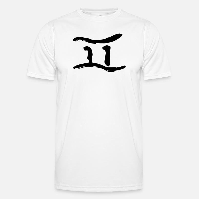 Lettre coréenne P T-shirt sport Homme