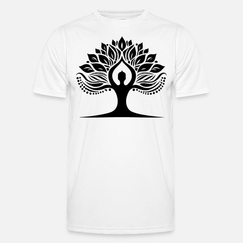 Yoga Pose Tree Men's Functional T-Shirt