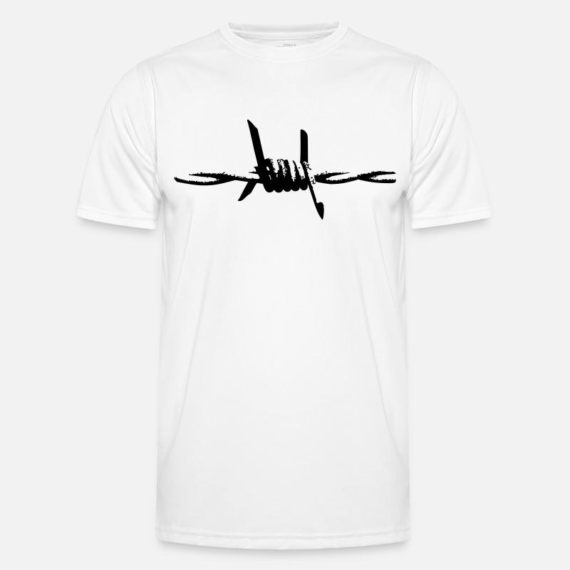 Stacheldraht Männer Funktions-T-Shirt