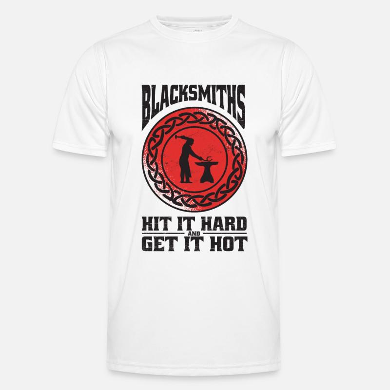 Horse Smith Horseshoe Horsesmith Tool Men's Functional T-Shirt