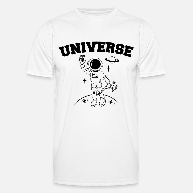 Universe Männer Funktions-T-Shirt