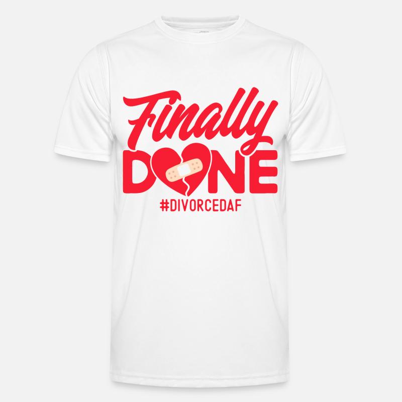 Scheidung Ex Partner Auflösung der Ehe Geschenk Männer Funktions-T-Shirt