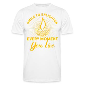 Diwali Hindus Sikh Festival of Lights Cadeau - T-shirt sport Homme - blanc - Devant - AI Model Male 178 dark (178cm)