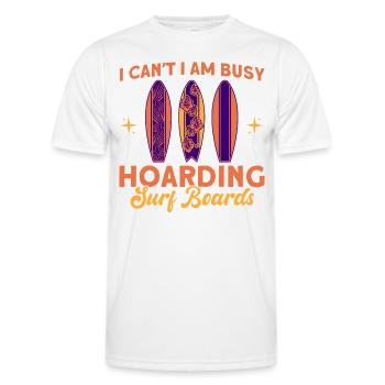 Collect Surfing Collection Gift - Men's Functional T-Shirt - white - Front - AI Model Male 178 dark (178cm)