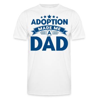 Adoption Adoptiveltern Pflegeeltern Geschenk - Männer Funktions-T-Shirt - Weiß - Vorne - AI Model Male 178 dark (178cm)