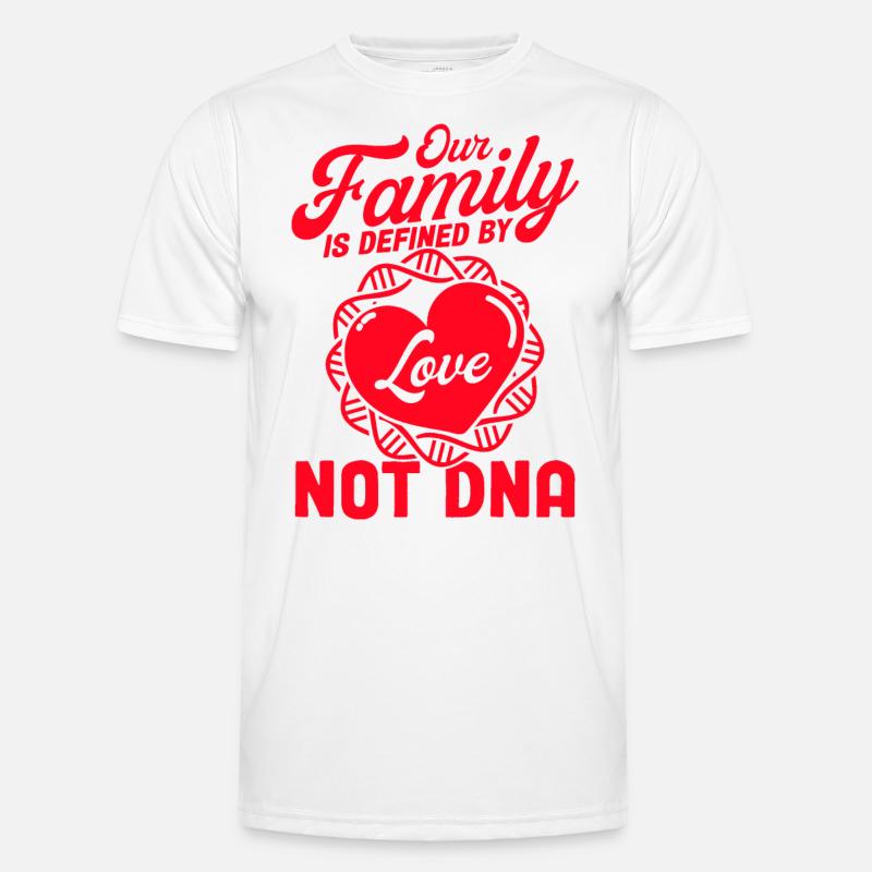 Adoption Pflegeeltern Adoptiveltern Geschenk - Männer Funktions-T-Shirt - Weiß