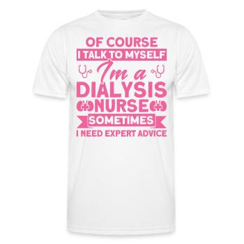 Dialyse Behandlung Dialyse Schwester Dialyse Gesch - Männer Funktions-T-Shirt - Weiß - Vorne - AI Model Male 178 dark (178cm)