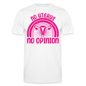 Droits des femmes Autonomisation féministe - T-shirt sport Homme - blanc - Devant - AI Model Male 178 dark (178cm)