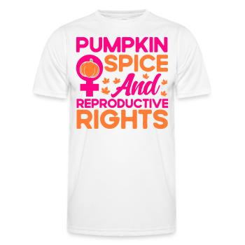 Women's rights Empowerment Feminist - Men's Functional T-Shirt - white - Front - AI Model Male 178 dark (178cm)