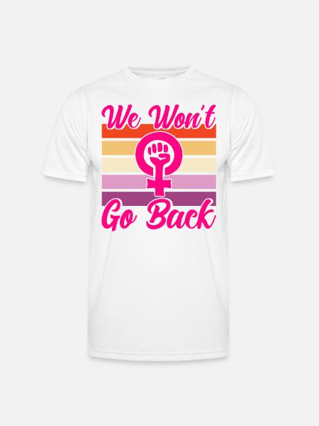 Gender equality Feminism Rec - Men's Functional T-Shirt - white