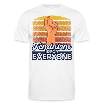 Droits des femmes Autonomisation féministe - T-shirt sport Homme - blanc - Devant - AI Model Male 178 dark (178cm)