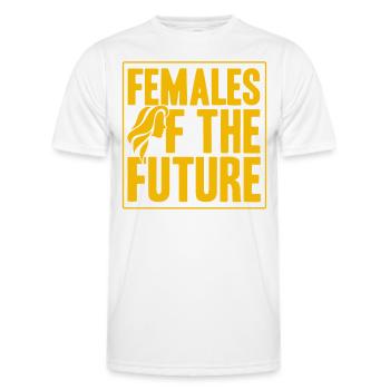 Égalité des sexes Égalité des sexes - T-shirt sport Homme - blanc - Devant - AI Model Male 178 dark (178cm)