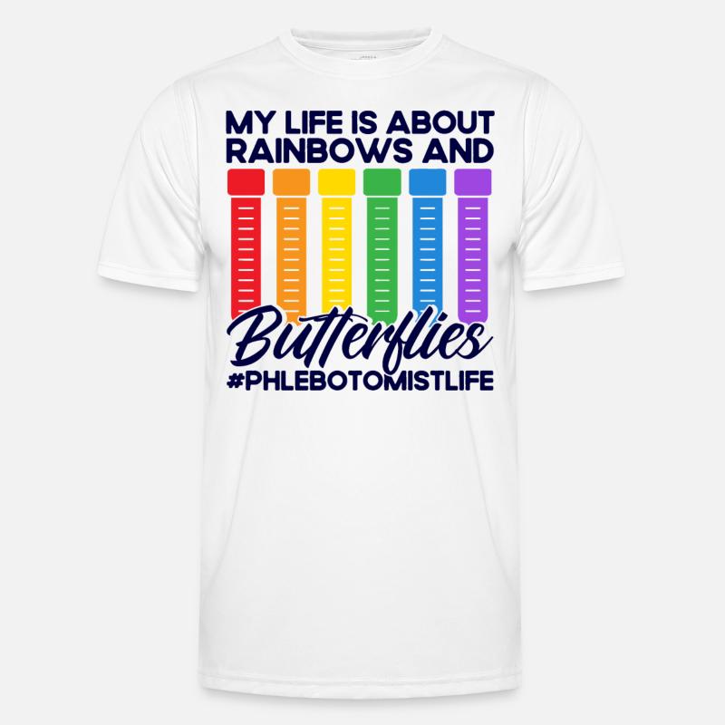 Blood Sampling Phlebotomist Phlebotomy Gift - Men's Functional T-Shirt - white