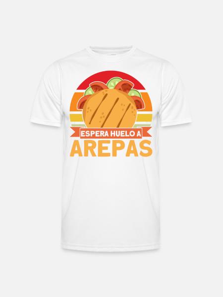 Colombian Arepa Arepas Arepa Gift - Men's Functional T-Shirt - white