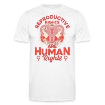 Gender equality Gender equality - Men's Functional T-Shirt - white - Front - AI Model Male 178 dark (178cm)