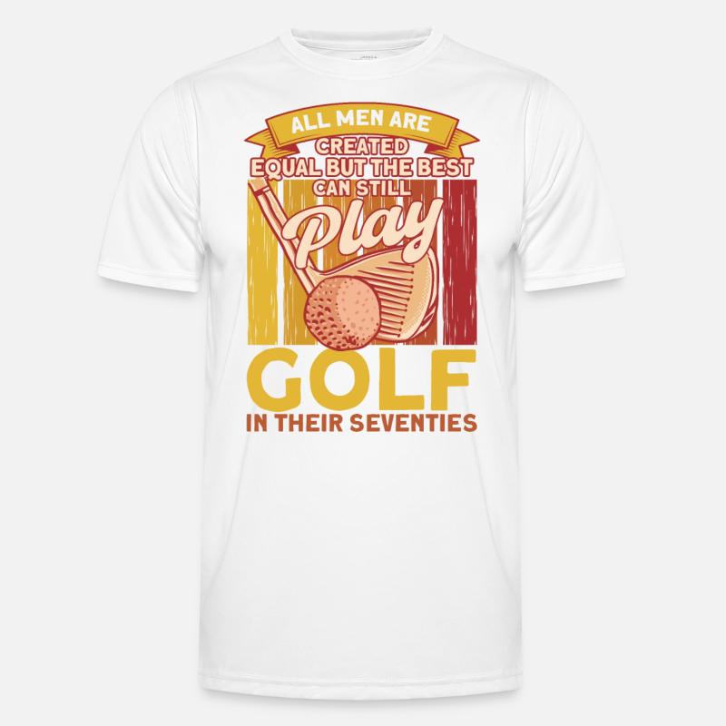 Golfer Golf Course Golfer Gift - Men's Functional T-Shirt - white