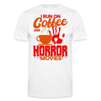 Horrorfilm Horrorfilm Slasher Film Geschenk - Männer Funktions-T-Shirt - Weiß - Vorne - AI Model Male 178 dark (178cm)