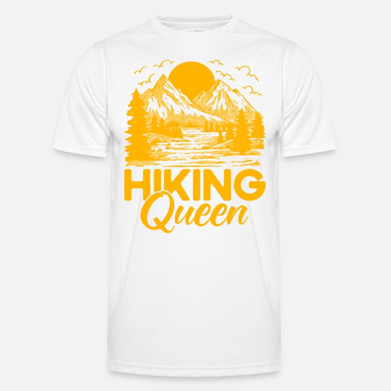 Wanderer Draußen Rucksacktourismus Geschenk Männer Funktions-T-Shirt