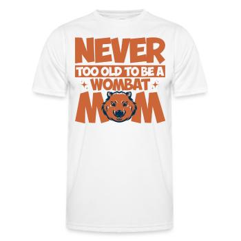 Wombats Wombat Marsupial Gift - Men's Functional T-Shirt - white - Front - AI Model Male 178 dark (178cm)