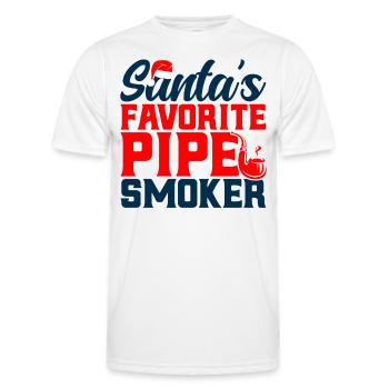 Pipe Smokers Community Pipe Smoking Pipes fr - T-shirt sport Homme - blanc - Devant - AI Model Male 178 dark (178cm)