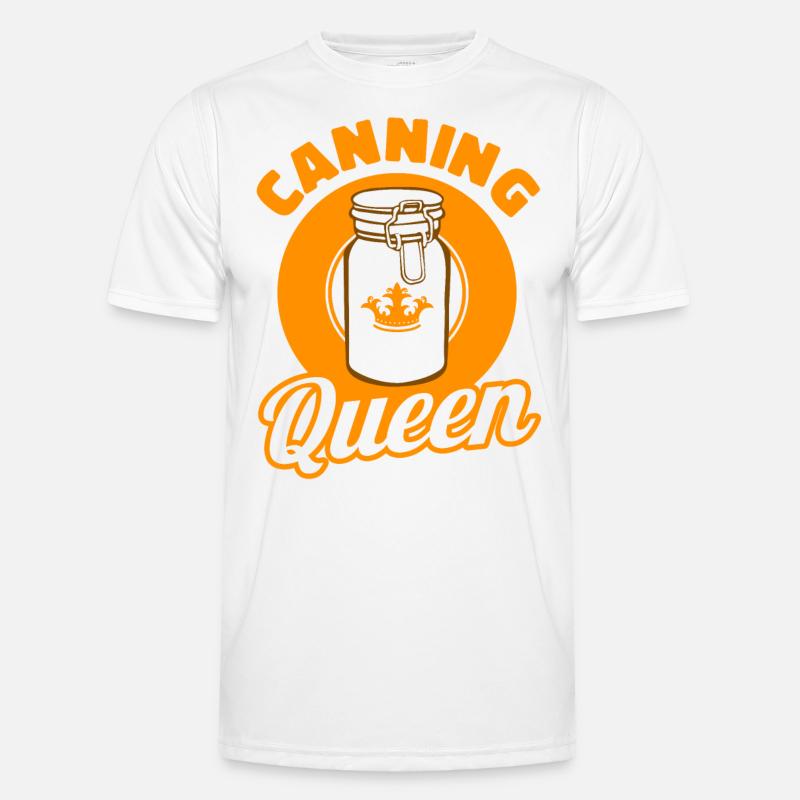 Canning Queen Canning Gift - Men's Functional T-Shirt - white