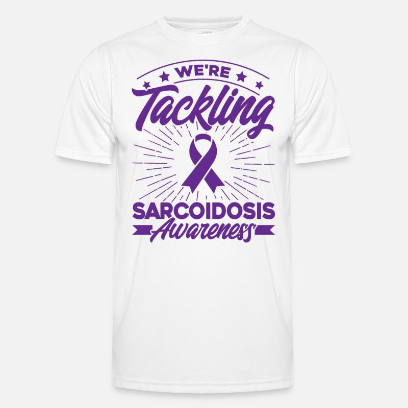Sarcoïdose à anse violette Support Sarcoïdose T-shirt sport Homme