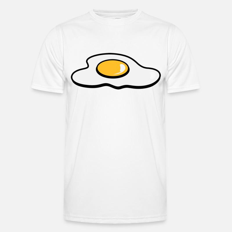 A fried egg - Men's Functional T-Shirt - white