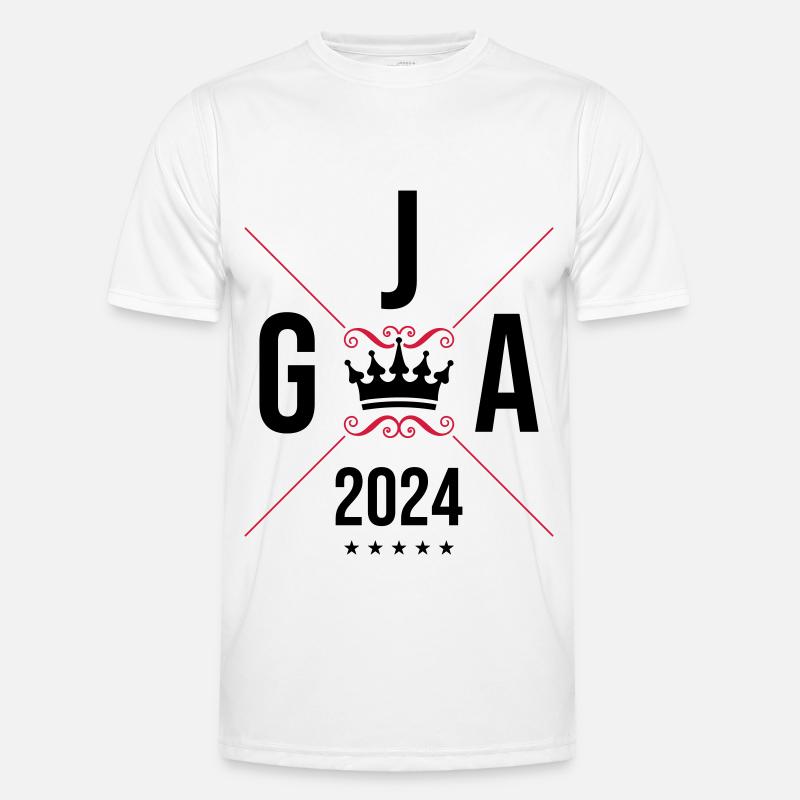 Jga 2024 Junggesellenabschied - Männer Funktions-T-Shirt - Weiß