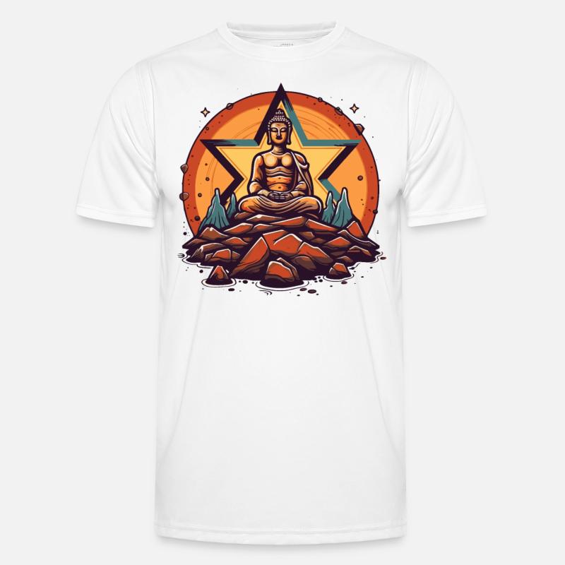 Étoile de Bouddha T-shirt sport Homme