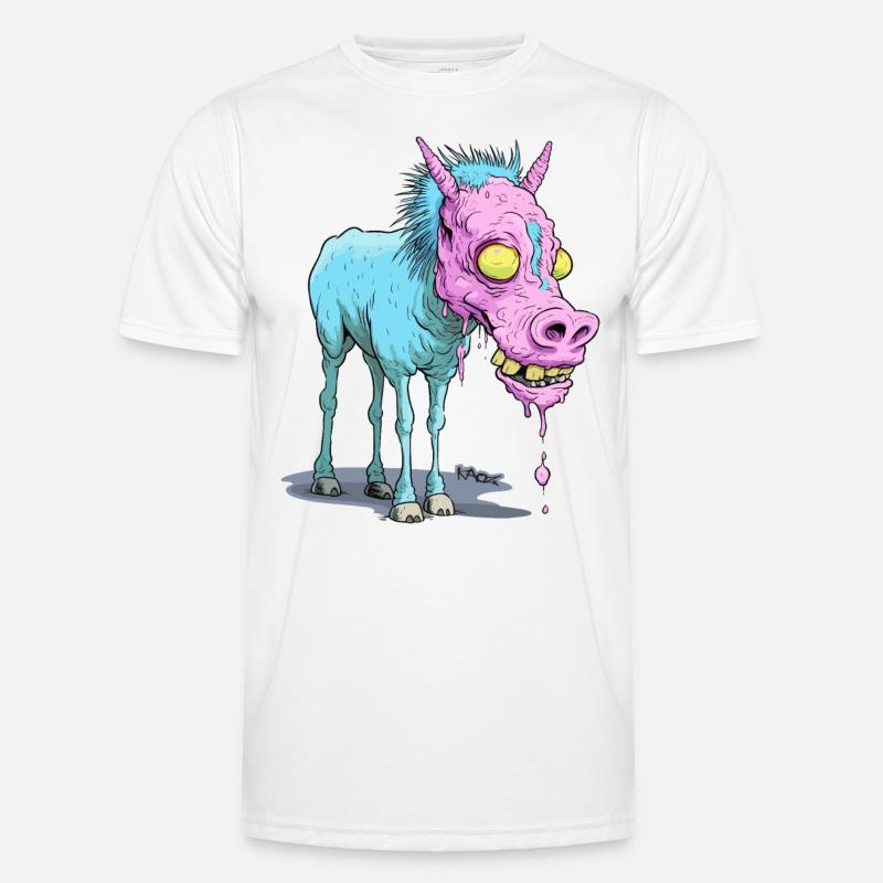 Melting Face: Candy Zombie Ass Men's Functional T-Shirt