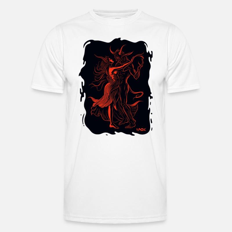 A Dance with the Devil - Men's Functional T-Shirt - white