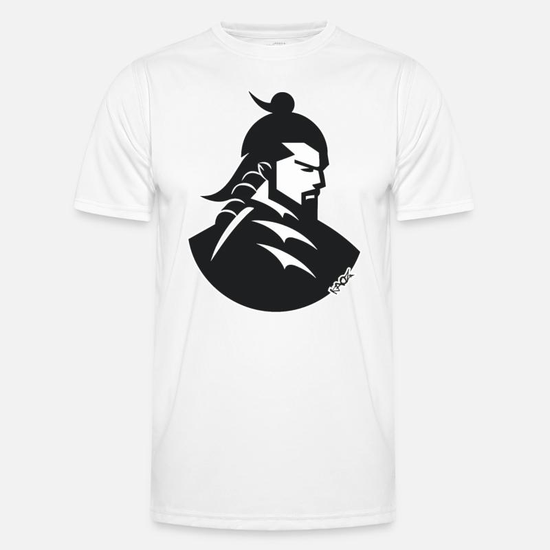 A Japanese Samurai Shogun - Men's Functional T-Shirt - white