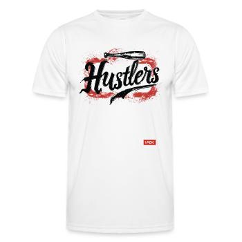 Baseball Hustlers Parody Team - Men's Functional T-Shirt - white - Front - AI Model Male 178 dark (178cm)