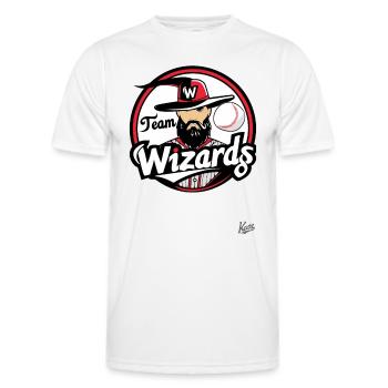 Team Magician - Men's Functional T-Shirt - white - Front - AI Model Male 178 dark (178cm)