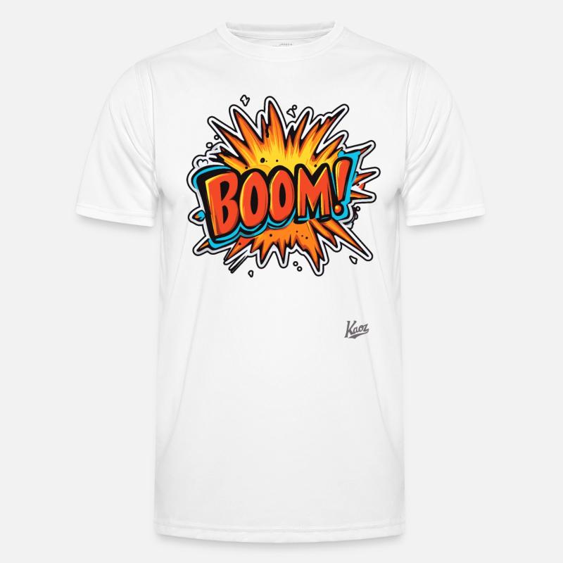 Explosion de dessin animé : Boum ! T-shirt sport Homme