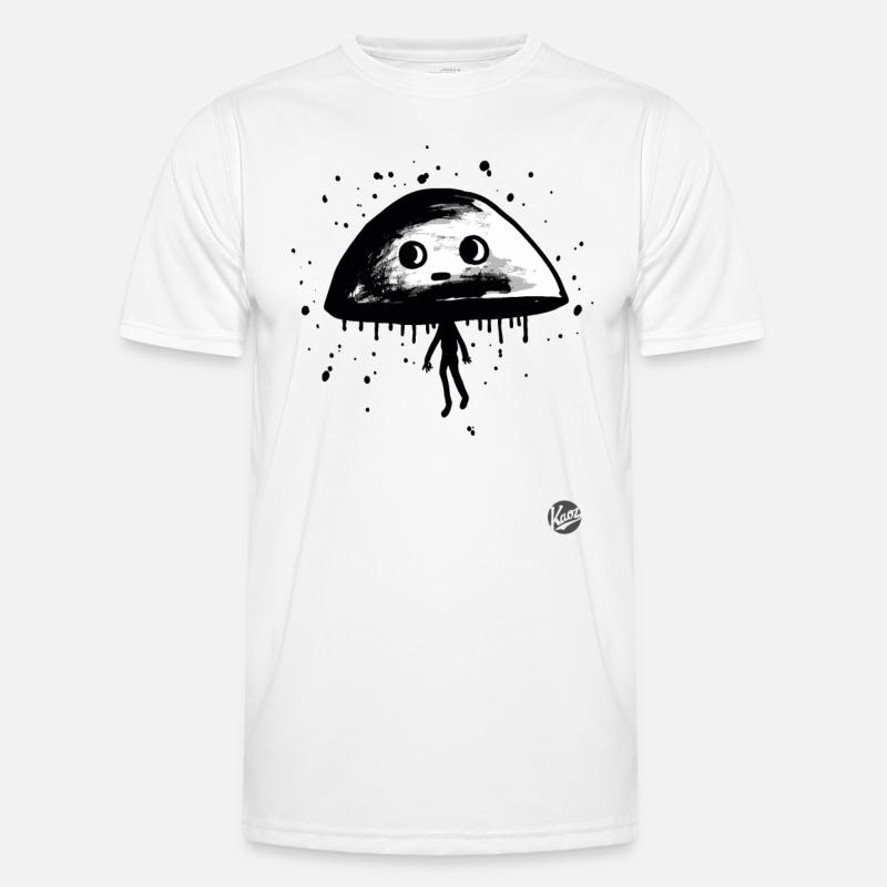 Kopf oder UFO-Entführung: Was ist hier los? Männer Funktions-T-Shirt