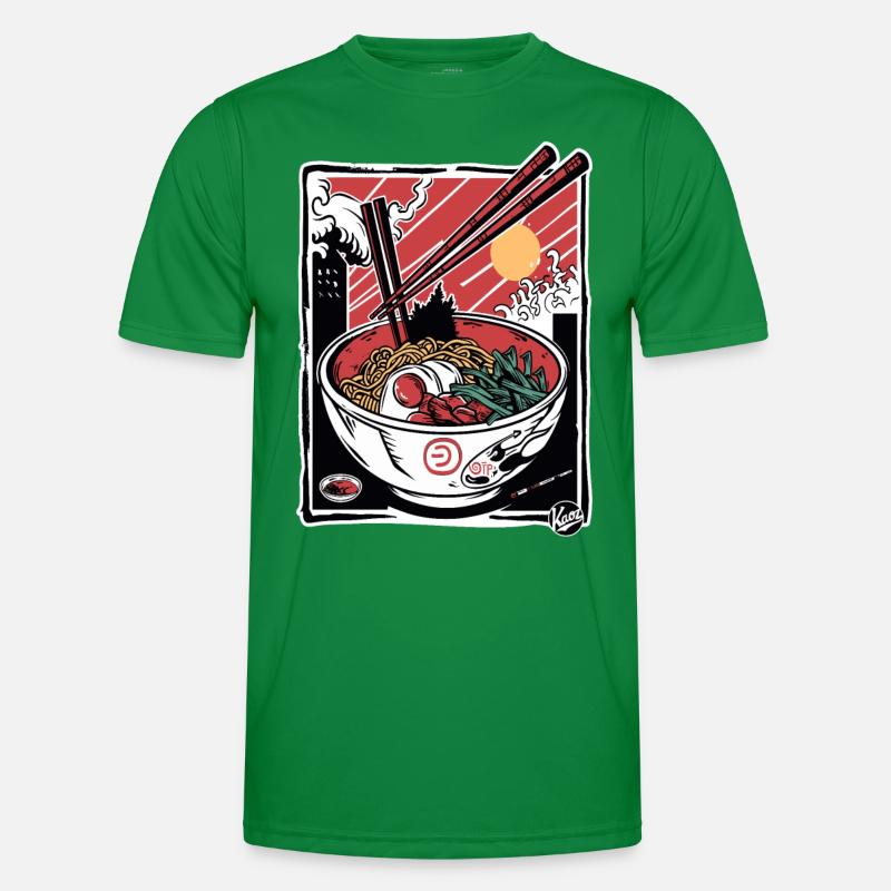 Angriff der Ramen-Stäbchen Männer Funktions-T-Shirt