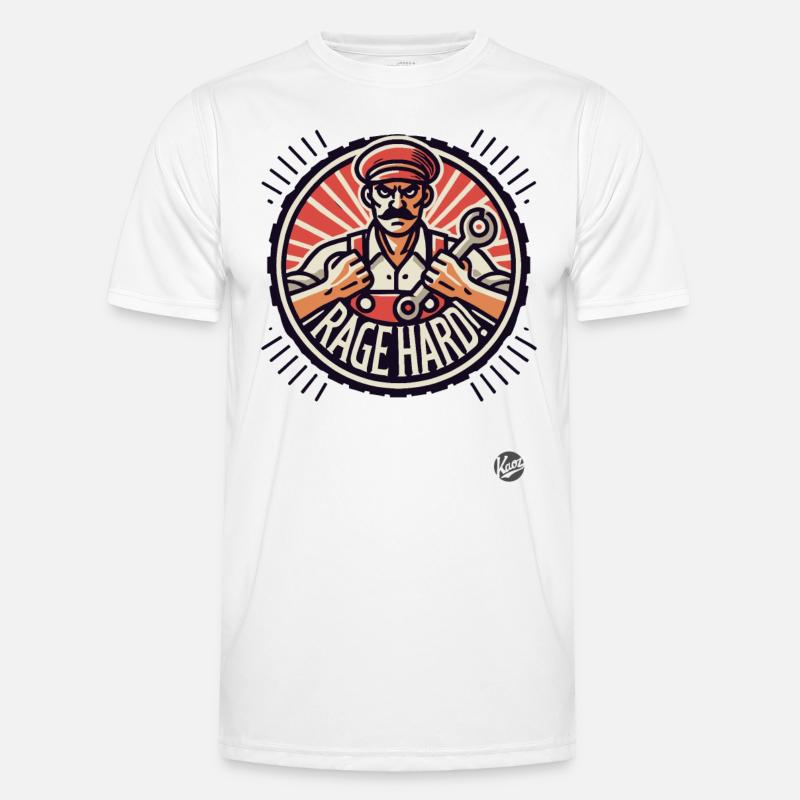 Arbeiterprotest: Arbeiterklasse tobt hart Männer Funktions-T-Shirt