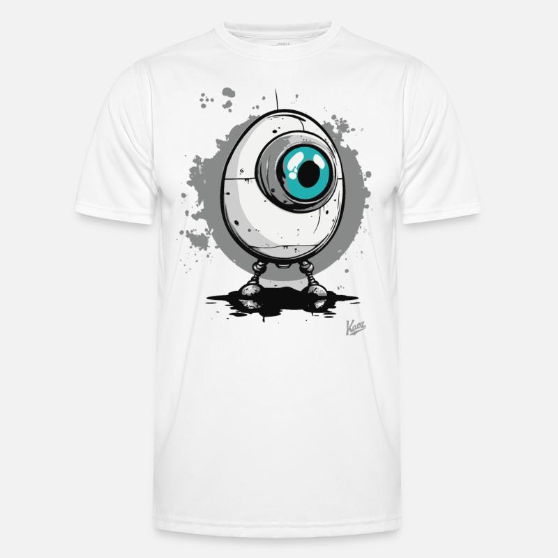 Cyber Cyclops Robo-Egg Men's Functional T-Shirt