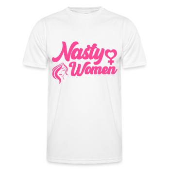 Women's rights Empowerment Feminist - Men's Functional T-Shirt - white - Front - AI Model Male 178 dark (178cm)