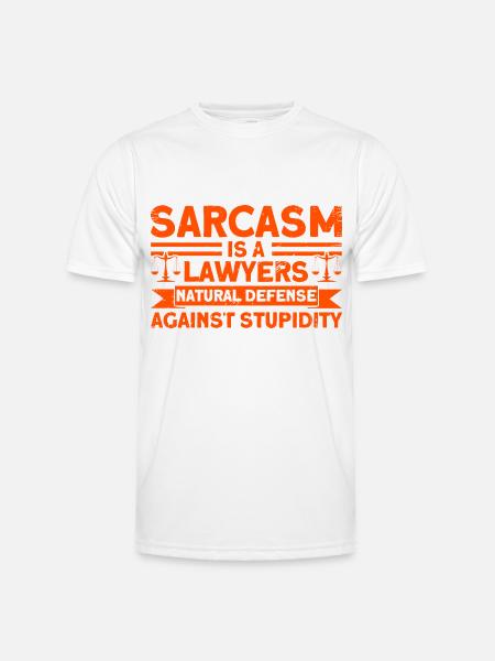 Jura Student Rechtsanwalt Jurist Geschenk - Männer Funktions-T-Shirt - Weiß
