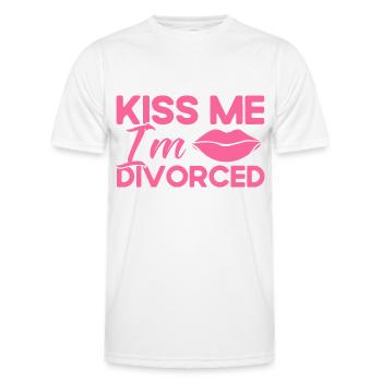 Divorce Divorcé Don divorcé - T-shirt sport Homme - blanc - Devant - AI Model Male 178 dark (178cm)