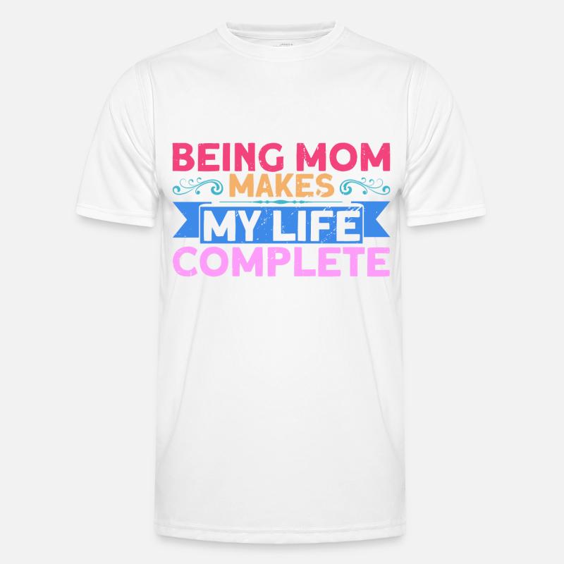 Mutter Mama Großmutter Geschenk - Männer Funktions-T-Shirt - Weiß