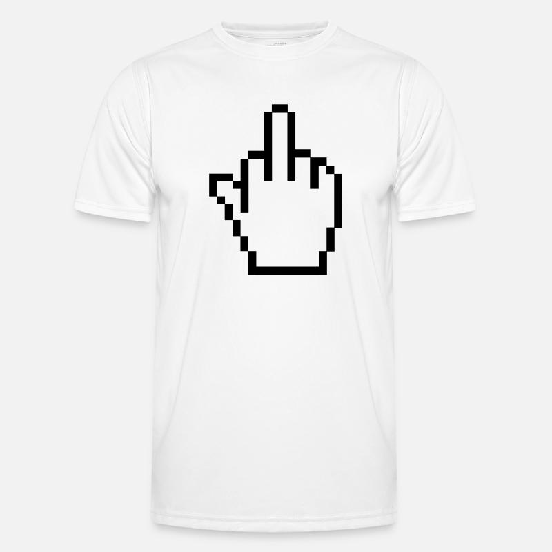 Middle finger Men's Functional T-Shirt