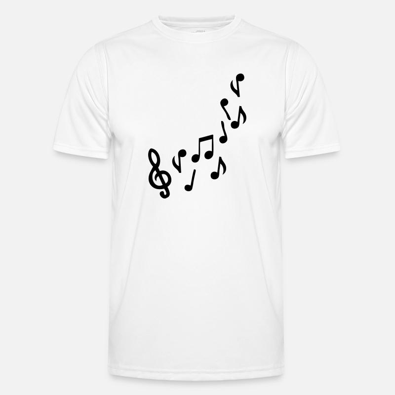 musiknote Männer Funktions-T-Shirt