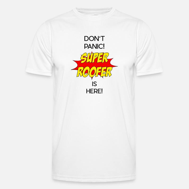 Super Roofer / Super Dachdecker Männer Funktions-T-Shirt